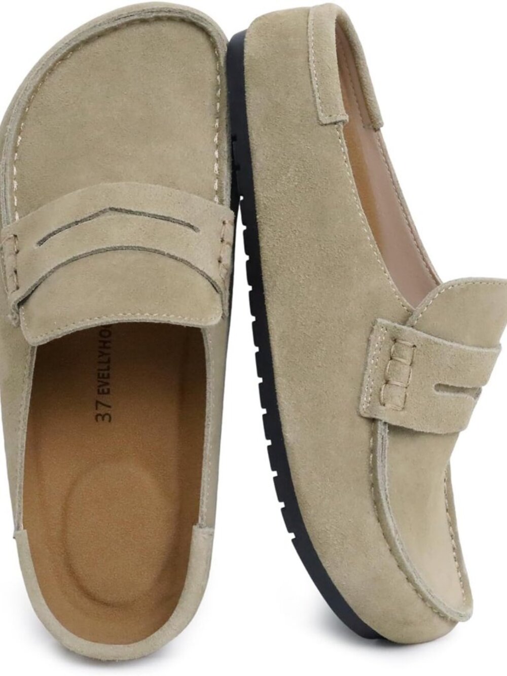 Suede Slip-On Clogs Mules for Women & Men | Comfortable Wide Fit Footwear